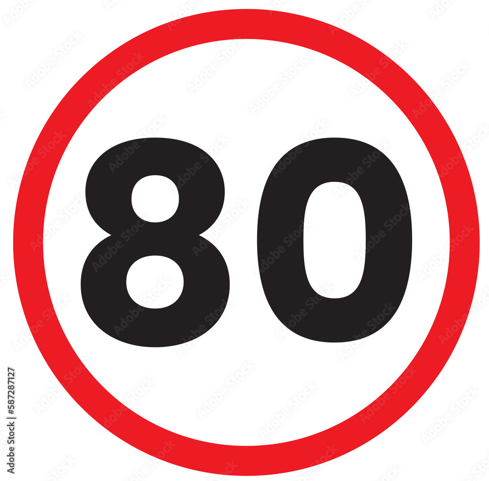speed limit sign on transparent background speed limit sign on transparent background