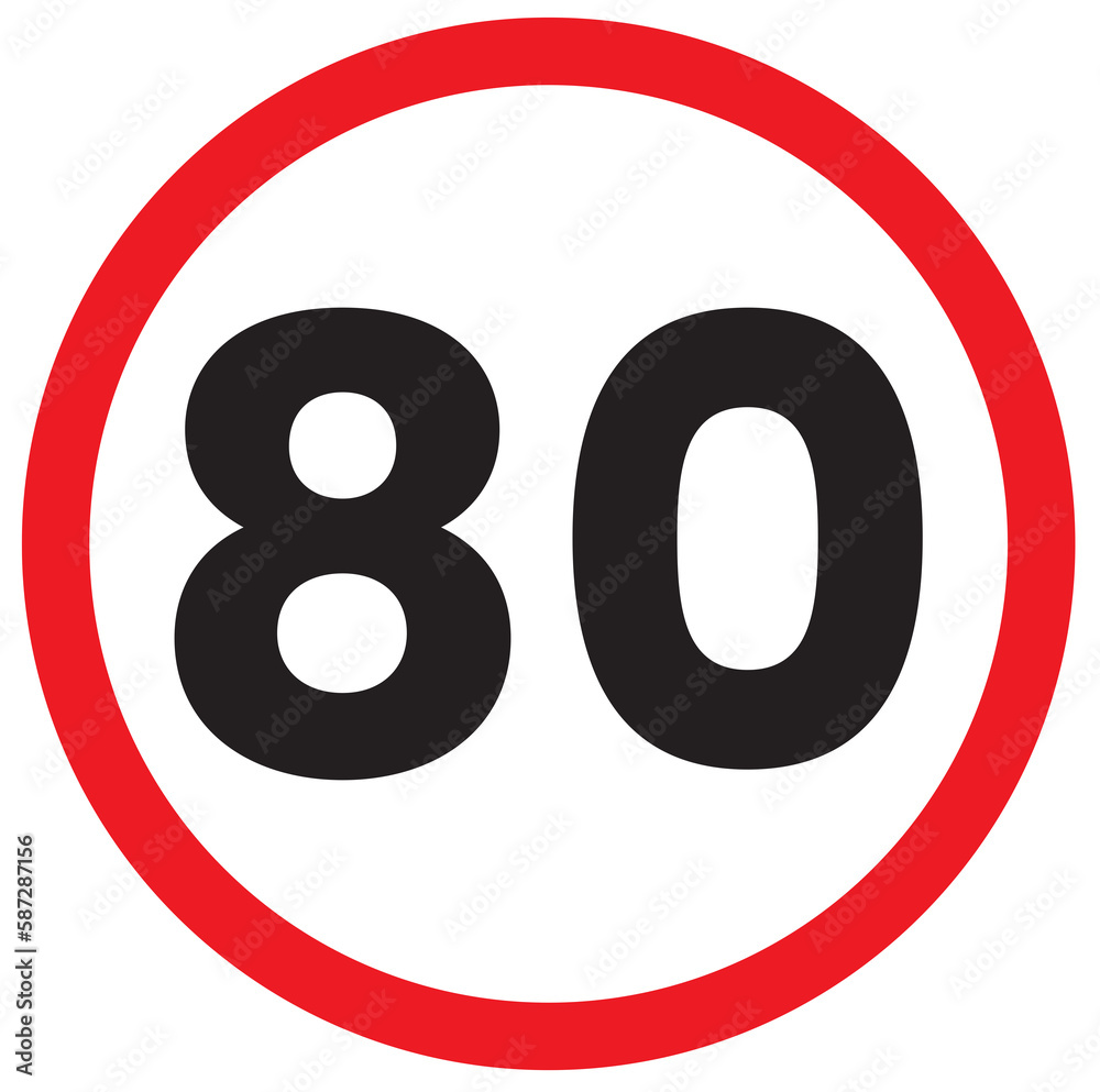 speed limit sign on transparent background speed limit sign on transparent background