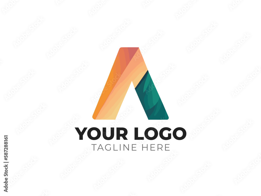Sleek Letter A Logo Vector Design