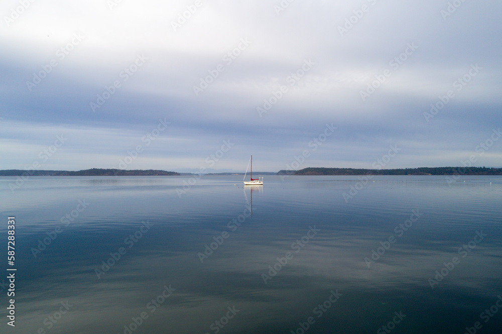 The Puget Sound from Tolmie State Park in Olympia, Washington The Puget Sound from Tolmie State Park in Olympia, Washington