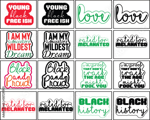 Black SVG Bundle Design