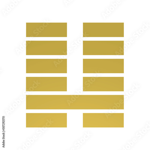 Hexagram 7 Gene Key I ging gold