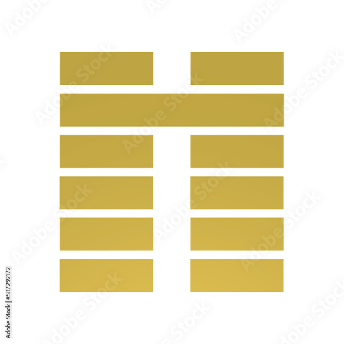 Hexagram 8 Gene Key I ging gold