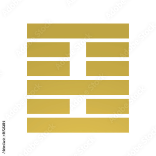 Hexagram 22 Gene Key I ging gold
