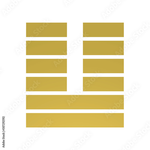 Hexagram 19 Gene Key I ging gold