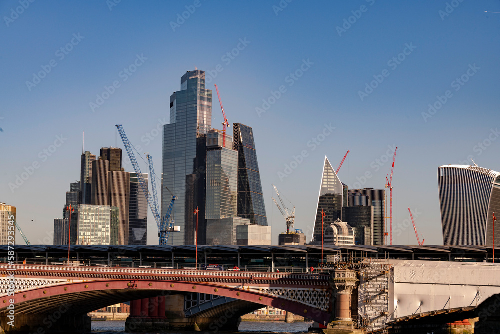City of London with the River Thames in the foreground