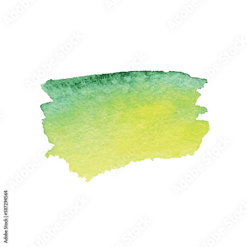 yellow green watercolor stain