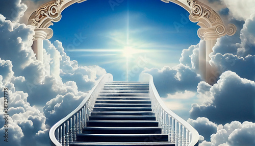 Canvas Print stairway to heaven