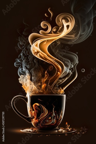 Artful coffee