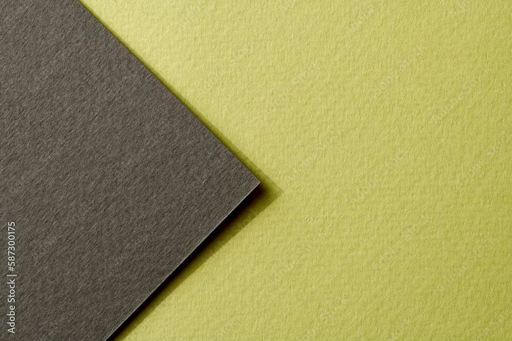 Rough kraft paper background, paper texture black green colors. Mockup with copy space for text Rough kraft paper background, paper texture black green colors. Mockup with copy space for text