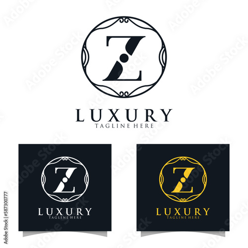 Photos Luxury initial Z Logo template for Restaurant Royalty Boutique Cafe Hotel Herald