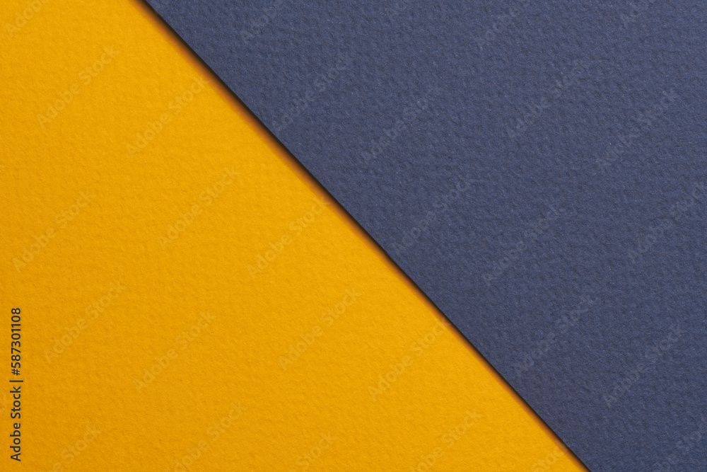 Rough kraft paper background, paper texture blue orange colors. Mockup with copy space for text Rough kraft paper background, paper texture blue orange colors. Mockup with copy space for text