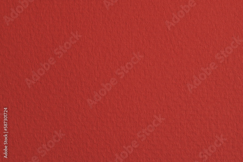 Rough kraft paper background, monochrome paper texture rich red color. Mockup with copy space for text