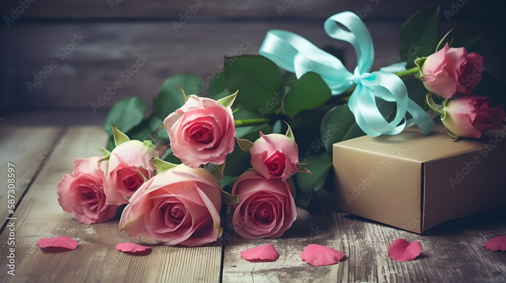 springtime flowers for Mothers Day holiday concept generative art springtime flowers for Mothers Day holiday concept generative art