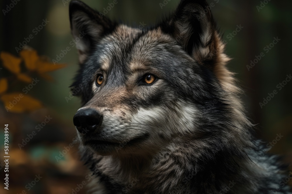 The gray or grey wolf, also known as the wood or western wolf, is a dog that is indigenous to the vast and isolated regions of Eurasia and North America. It is the biggest surviving member of its genu