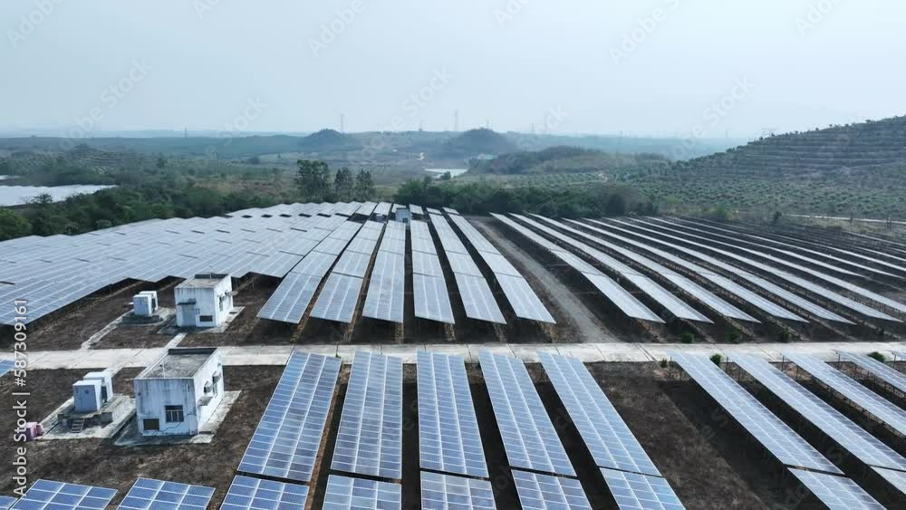 view of solar power station