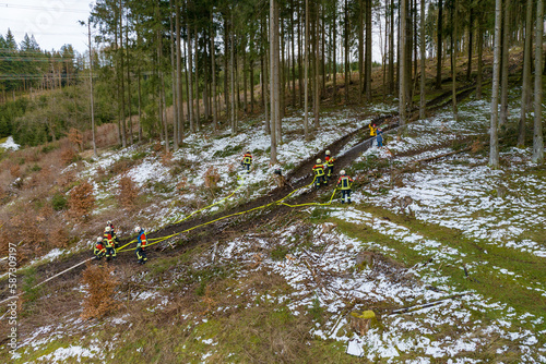 Fire Fighter Brandbekämpfungseinheit fürForwarder Rückezüge zur Waldbrandbekämpfung photo