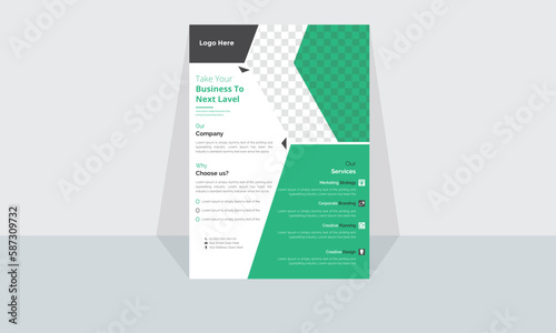 Professional Modern Corporate and Creative Business Flyer Design Template Horizontal Name Flyer Simple and Clean Visiting Flyer Vector illustration Colorful Business Flyer,Brochure Design
