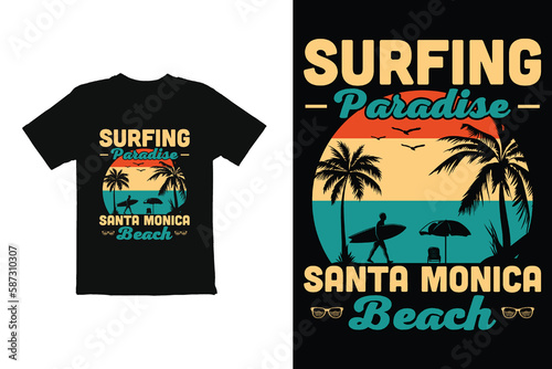 summer t shirt design vector file, summer poster