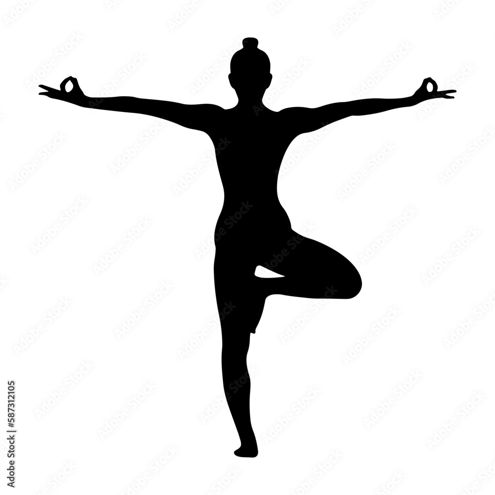  Yoga Silhouette Illustration