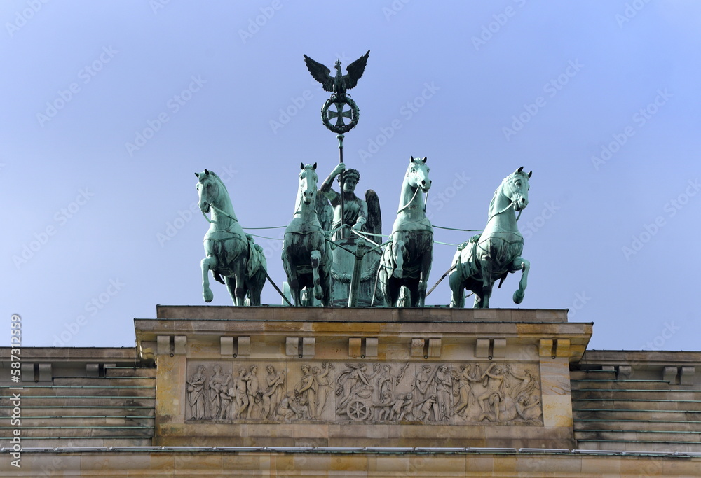 Obraz premium Quadriga auf dem Brandenburger Tor