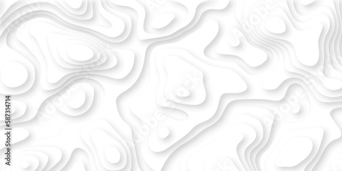 Pattern with lines and dots The stylized height of the topographic map contour in lines and contours isolated on transparent. Black and white topography contour lines map isolated on white background.