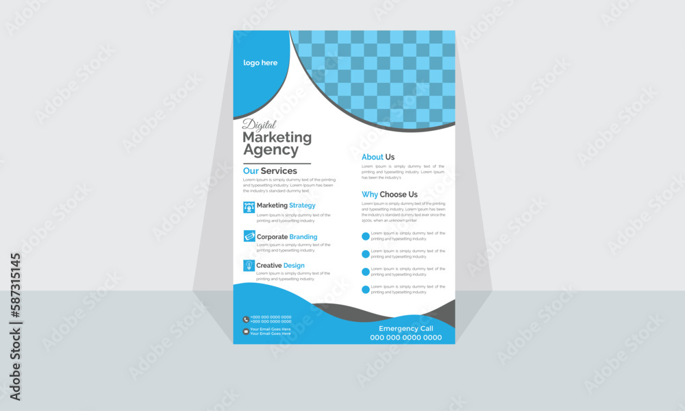 Modern Corporate and Creative Business Flyer Design Template Horizontal Name Flyer Simple and Clean Visiting Flyer Vector illustration Colorful Business Flyer, Brochure Design
Modern Corporate and Creative Business Flyer Design Template Horizontal Name Flyer Simple and Clean Visiting Flyer Vector illustration Colorful Business Flyer, Brochure Design