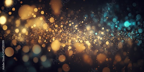 Blurred Abstract Glitter Du...
