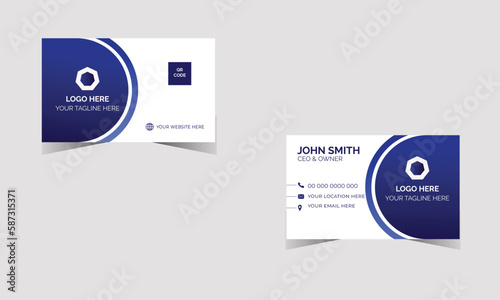 Free vector elegant business card, blue and white business card
Free vector blue elegant corporate card
Free vector clean style modern business card template
Vector creative and modern business card d