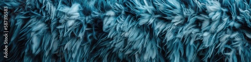 Frozen Beautiful Fur Texture Background. Generative AI