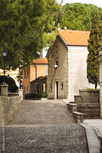 Fototapeta Naklejka Na Ścianę i Meble -  Opatija is one of Croatia's most famous tourist destinations, Adriatic sea resort and is considered to be the cradle of tourism in Croatia
