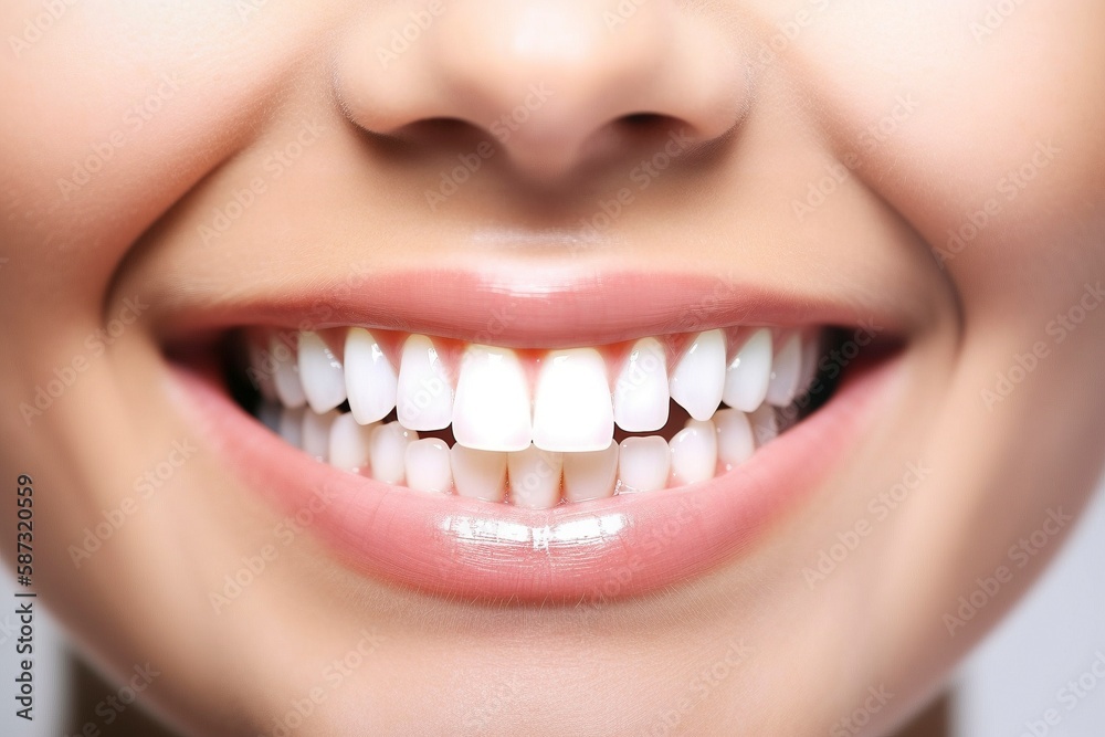 Bright Smile with Teeth Whitening, Generative AI Bright Smile with Teeth Whitening, Generative AI