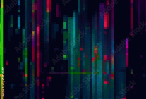 abstract background with pixelated lines