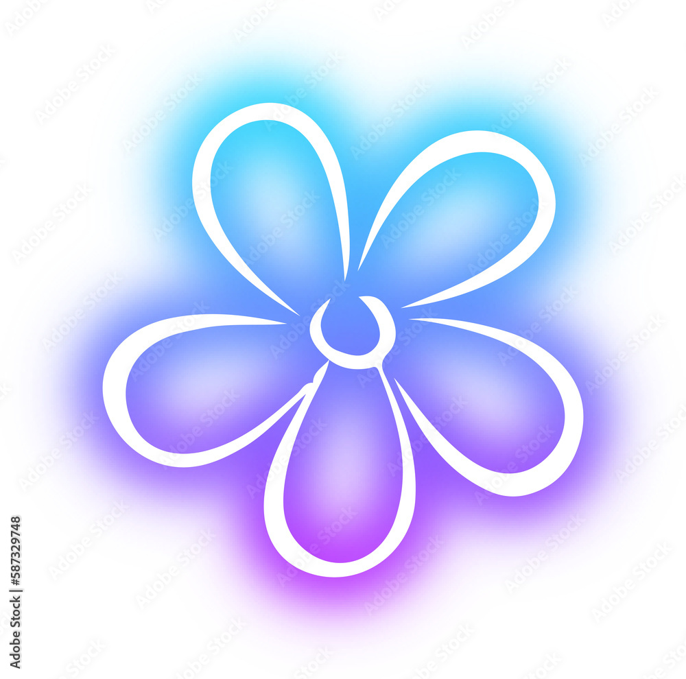 Collection of butterflies and insects neon Collection of butterflies and insects neon