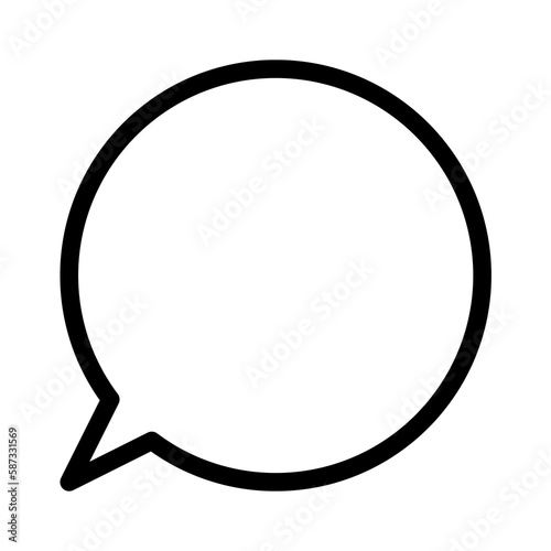 Bubble speech icon PNG