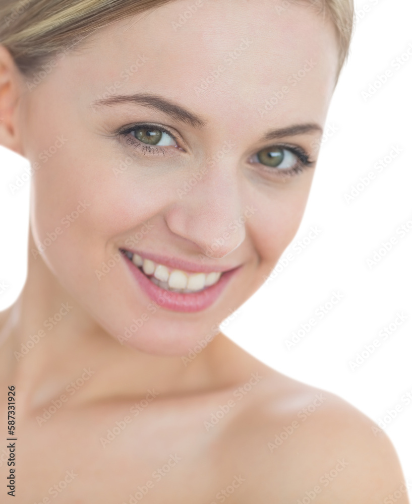 Closeup portrait of beautiful young woman Closeup portrait of beautiful young woman