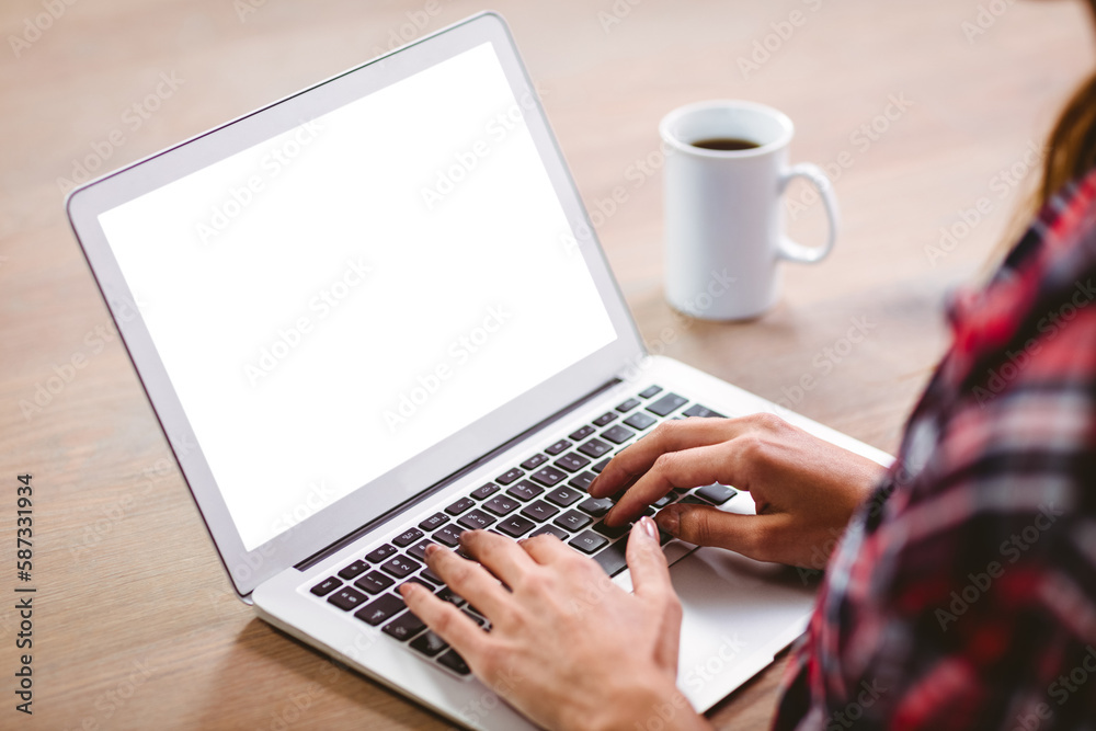 Young woman using laptop Young woman using laptop