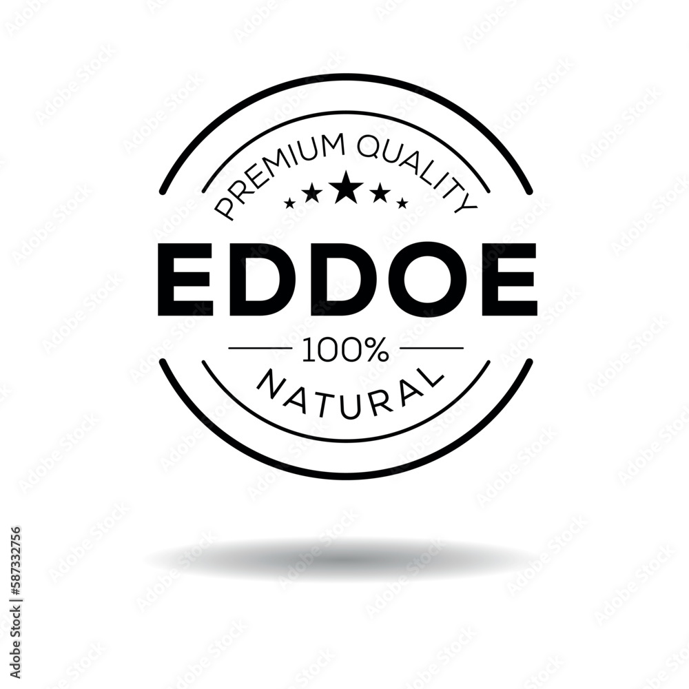 Creative (Eddoe), Eddoe label, vector illustration.