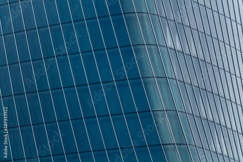 Close-up of City Life Generali building in Milan