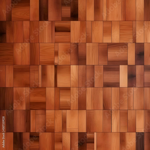 Wood Wall Floor Texture Pattern created with Generative AI technology.