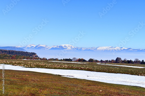 Panoramic from the Sierra d...