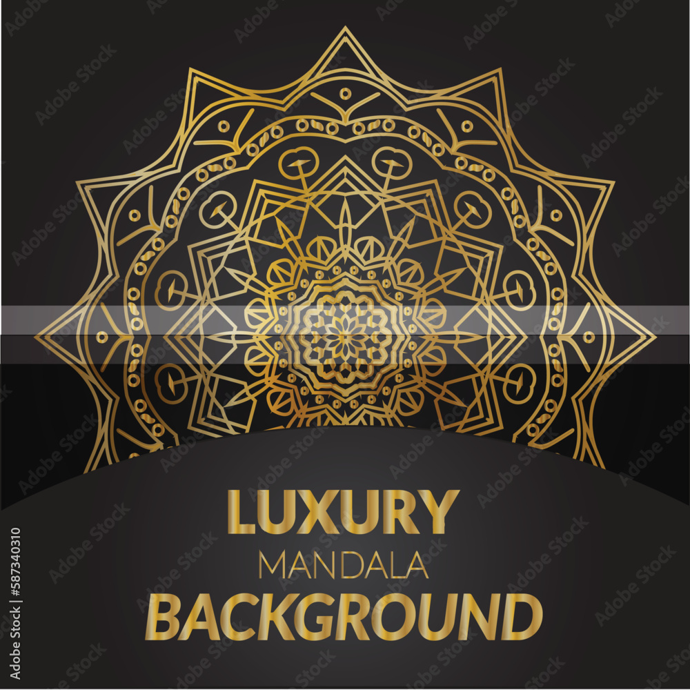 Modern Luxury Mandala Design Template Modern Luxury Mandala Design Template