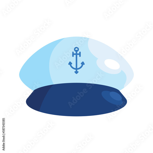 sailor hat with anchor