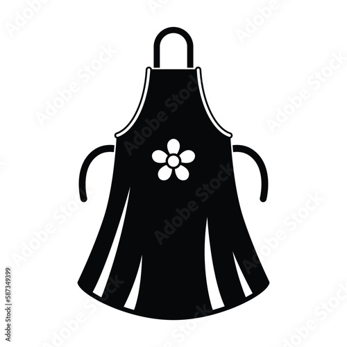 Apron icon vector on trendy design