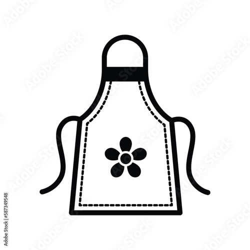 Apron icon vector on trendy design