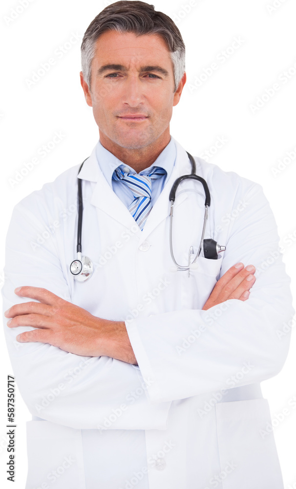 Serious doctor looking at camera Serious doctor looking at camera