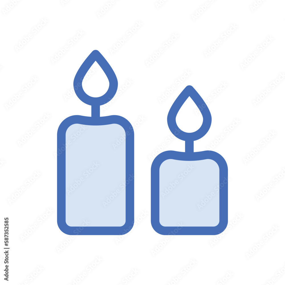 Candles icon vector stock. Candles icon vector stock.