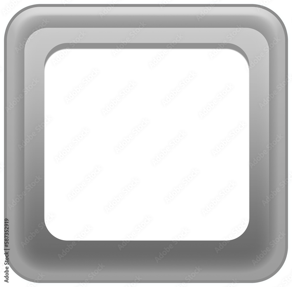 Empty square shape Empty square shape