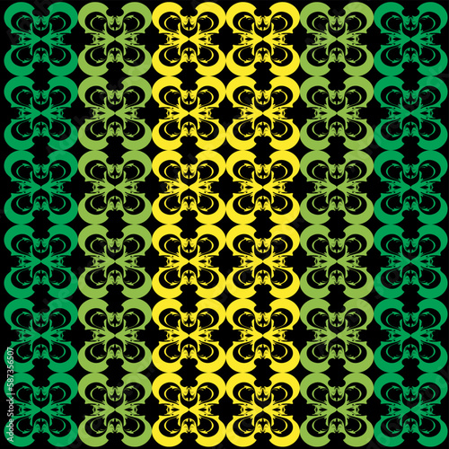 seamless pattern with leaves pattern