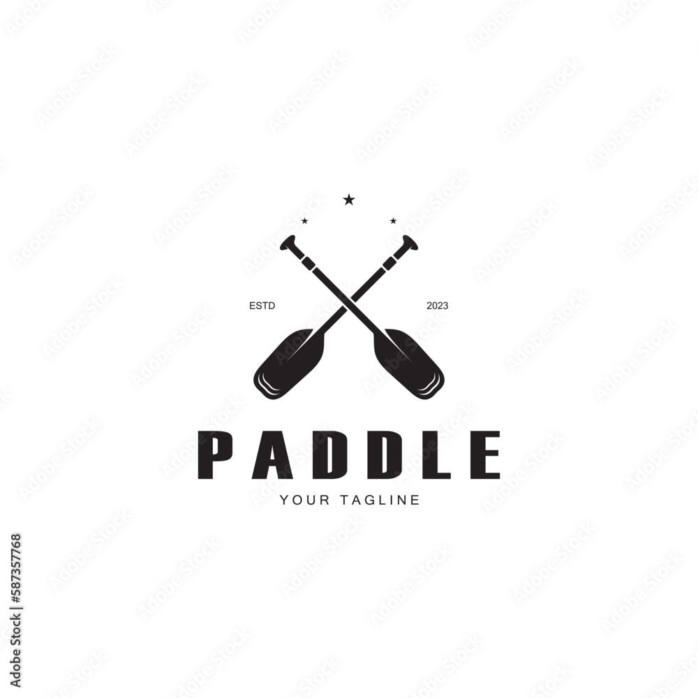 simple paddle logo,design for surfing,rafting,canoe,boat,surfing and rowing equipment business,vector simple paddle logo,design for surfing,rafting,canoe,boat,surfing and rowing equipment business,vector